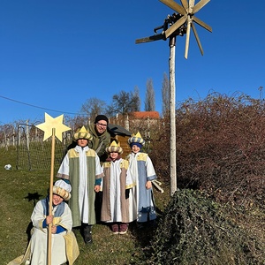 Bei strahlendem Sonnenschein