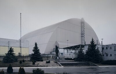 Der Reaktor von Tschernobyl ist weiterhin unter eine Betonhülle verborgen